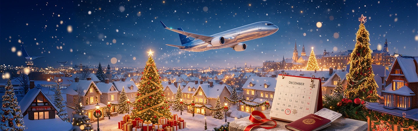 Christmas Flights On All Routes | Air1Fares.com